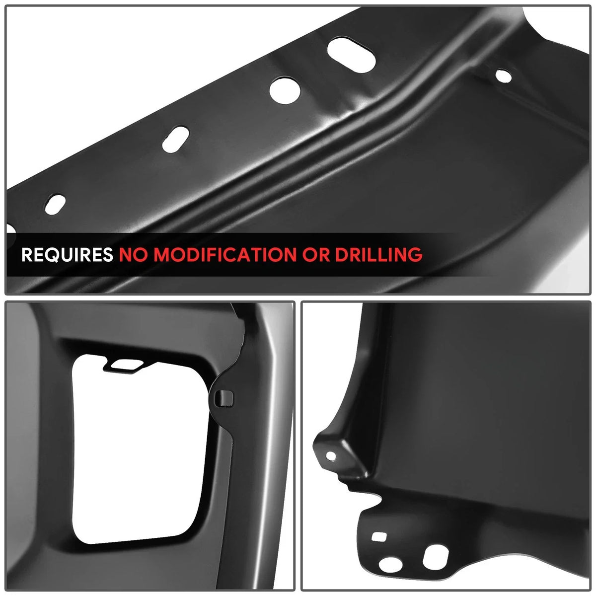 Right Side Front Bumper for Toyota Tundra (2014–2021) OE Style Black