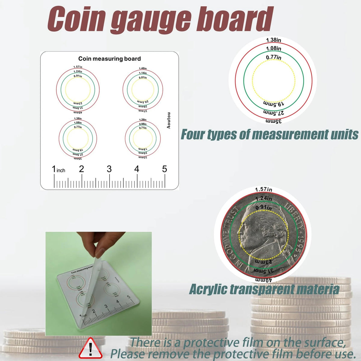 14PCS Coin Ping Test Kit for Silver Gold Coins