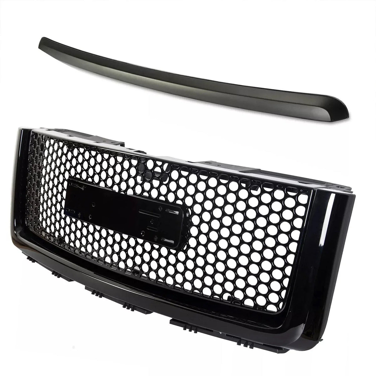 Upper Grille Hood Molding Trim for GMC Sierra 1500 Denali (2007–2013)