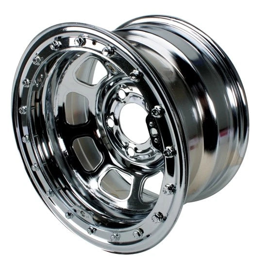 Set of 4 Bassett 15x8 D-Hole Beadlock Wheels for (58DF4WCL)