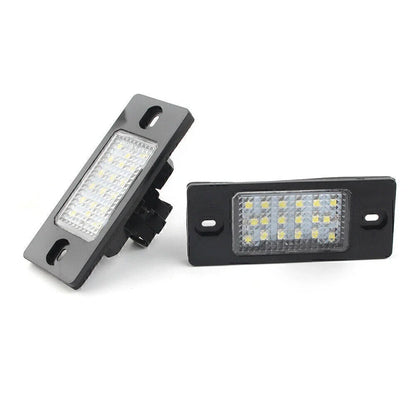 18-SMD LED License Plate Lamp for VW Touareg (2003–2010), Tiguan (2009–2015), Golf 5