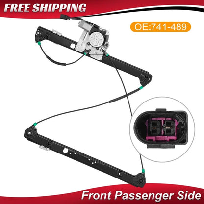 Front Right Window Regulator w/ Motor for BMW X5 (2002–2003) 51338254912
