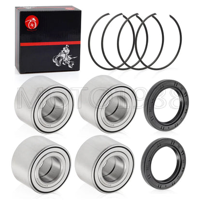 Front & Rear Wheel Bearings Seal Kit for Can-Am Maverick 1000R/Max 1000R (2013–2016)