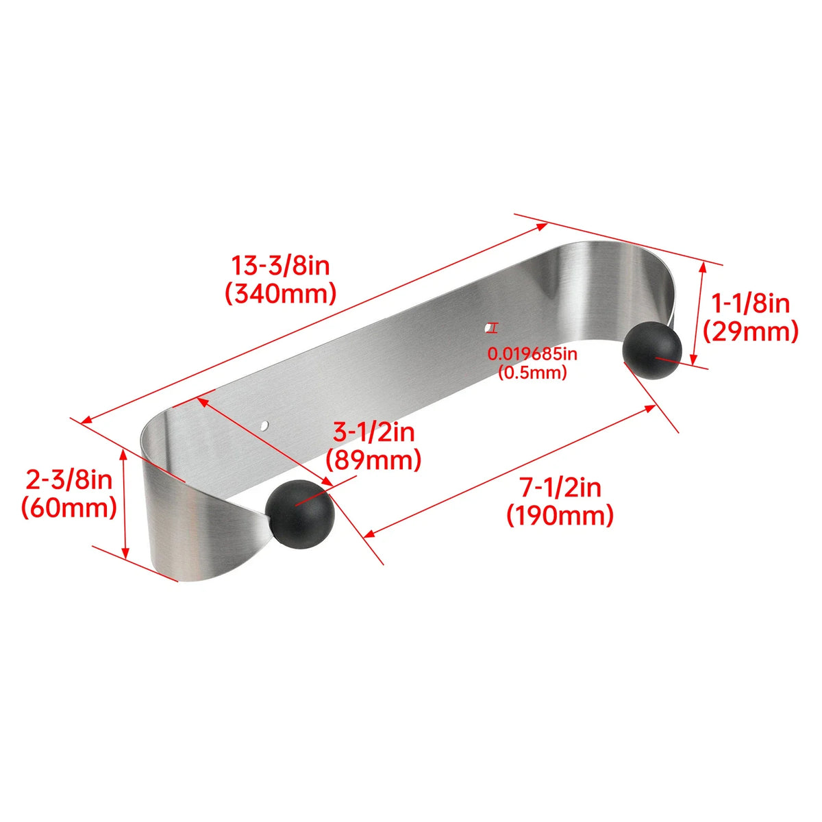 Paper Towel Holder Under Cabinet Wall Mount Rack for Kitchen Bathroom