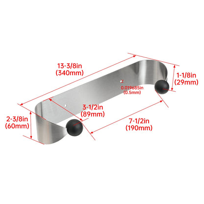 Paper Towel Holder Under Cabinet Wall Mount Rack for Kitchen Bathroom