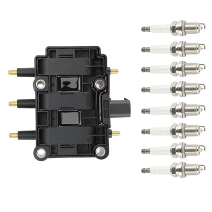 Ignition Coil and Spark Plug Kit for Dodge Ram 2500 3500 (1994–1996) - 18085272, UF121, 4848841AA, 53006565, 88921319
