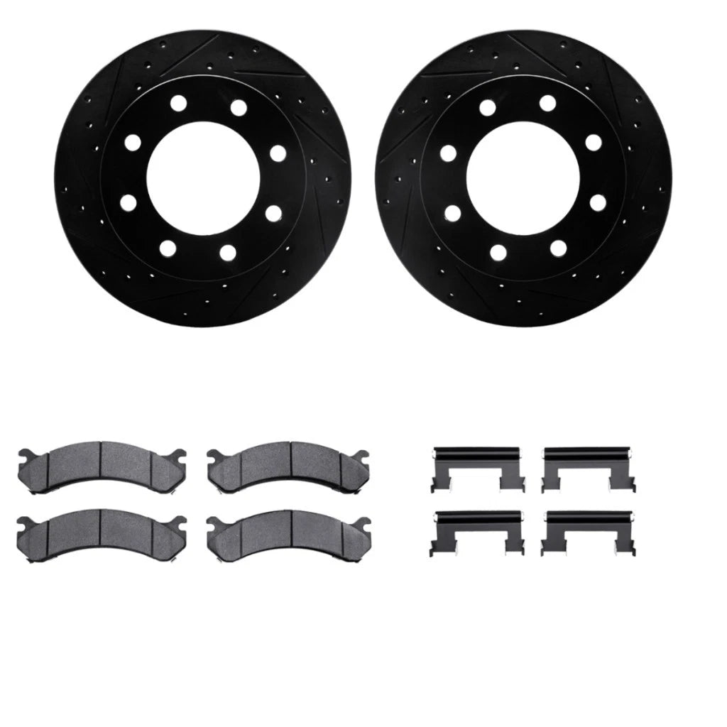 Brake Rotor Set Front for Chevy Express 2500 (2003–2020) ALX-PAU-DF-8412-48025-CLA11