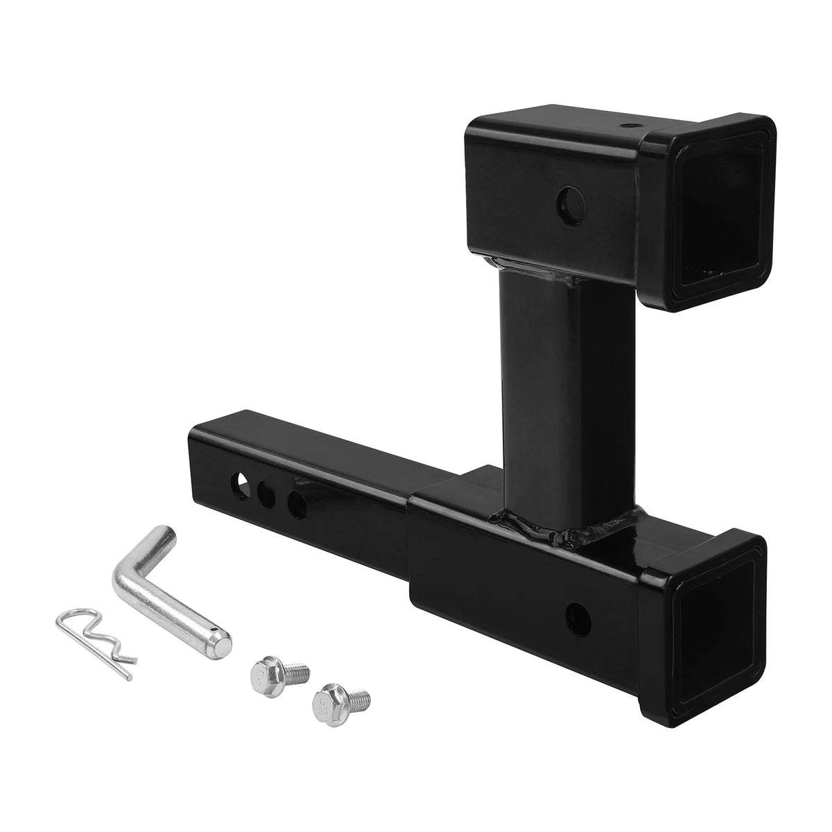 Dual 2" Trailer Hitch Receiver Extender Adapter for Tow Truck (4000LB)