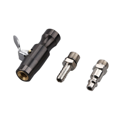Heavy-Duty Tire Inflator Lock-on Air Chuck for Schrader Valve