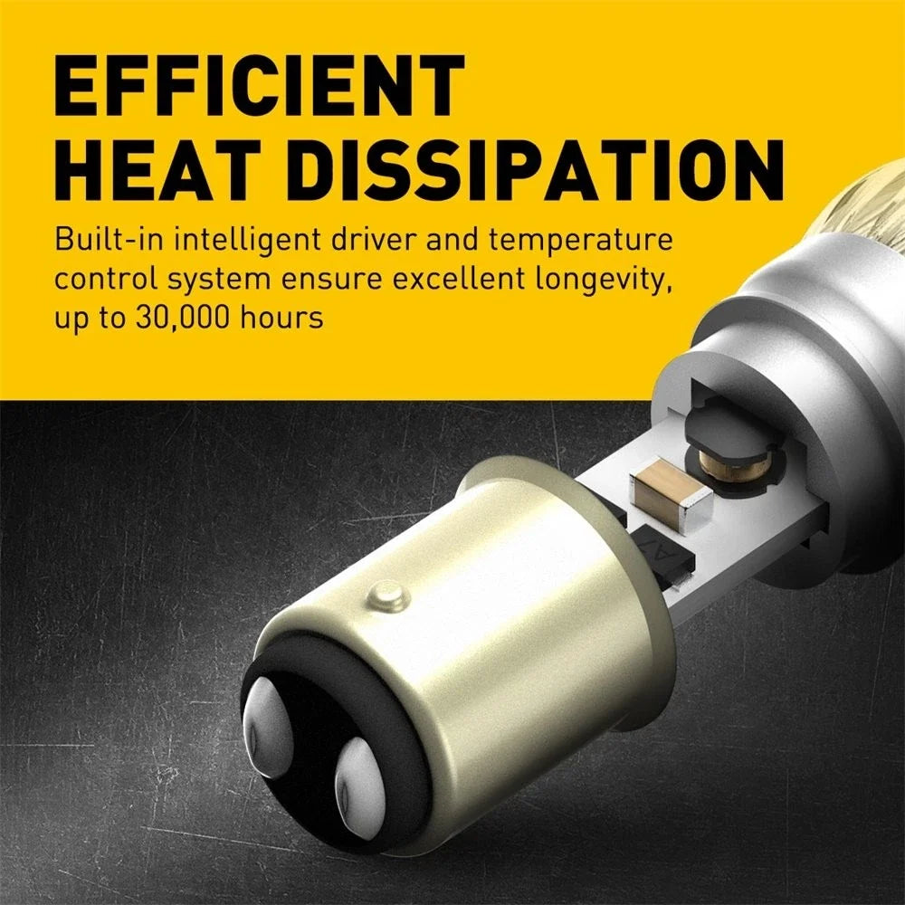 2X AUXITO 1157 BAY15D LED Front Turn Signal Parking Light Bulb for