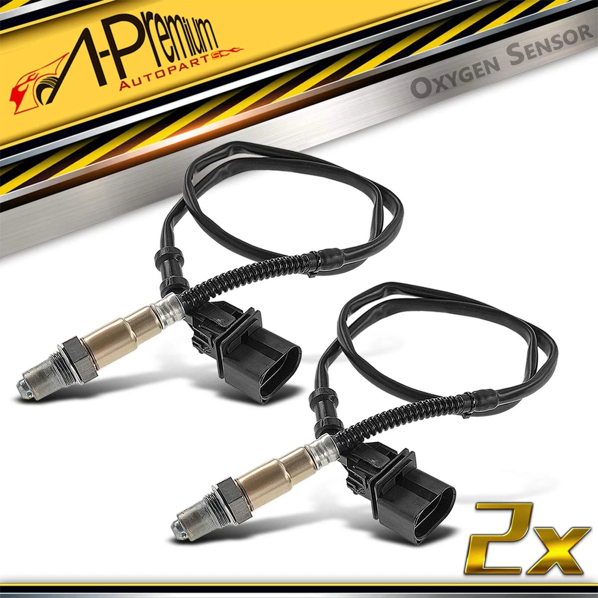 2X Upstream O2 Oxygen Sensor for Audi A4 A6 S4 (2002–2005) OS5507, SU11348