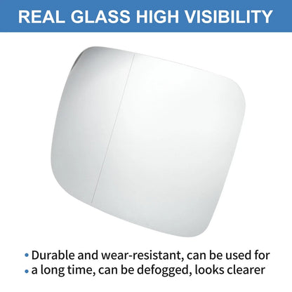 Right Side Wing Door Mirror Glass for VW Transporter T5, Caddy (2004–2015) No. 7E0853522