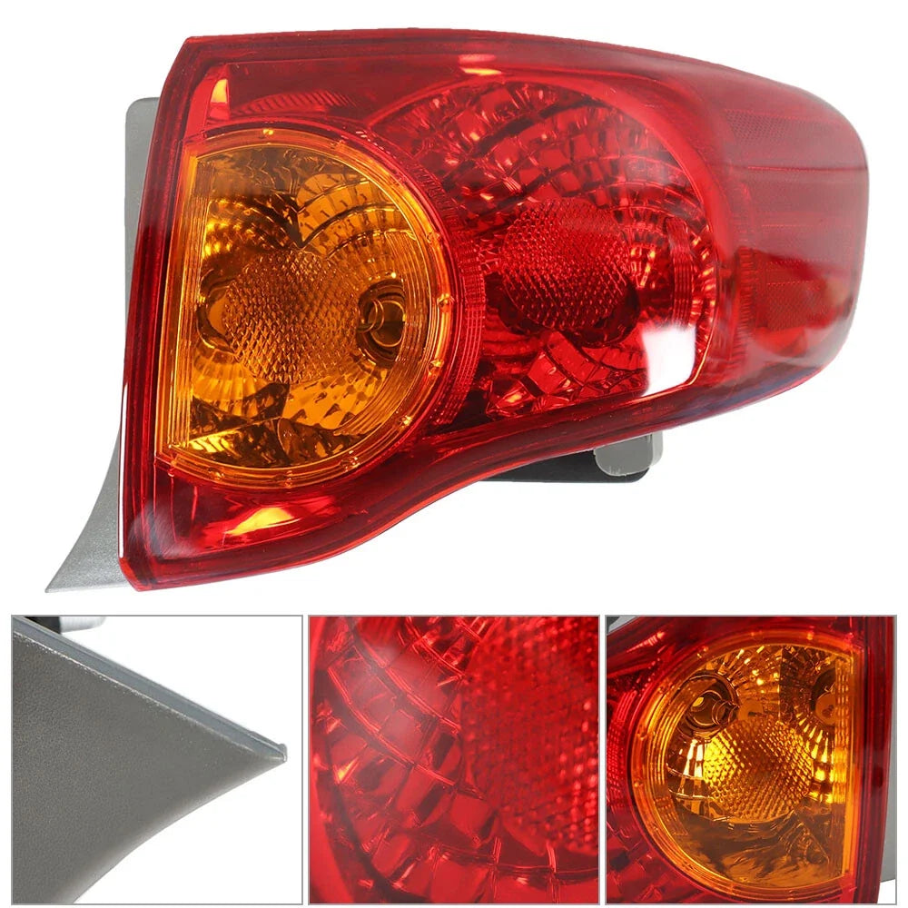 Red Lens Tail Light for Toyota Corolla (2009–2010) Right Side