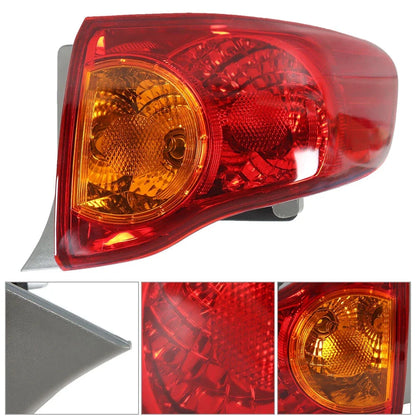 Red Lens Tail Light for Toyota Corolla (2009–2010) Right Side