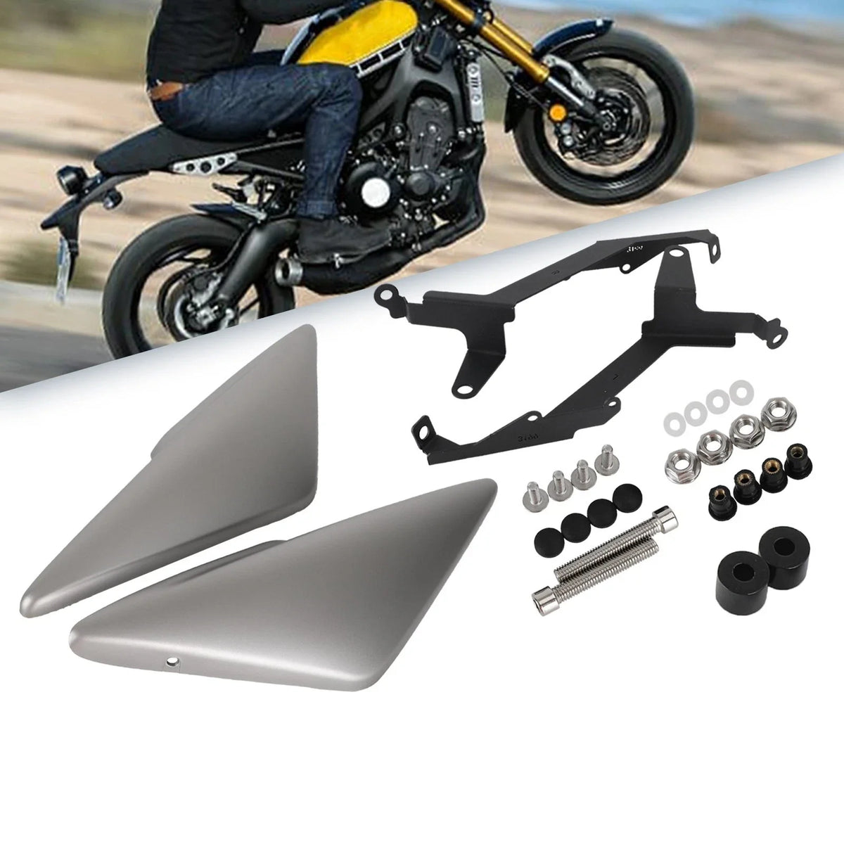 Driver Seat Frame Cover Fairing for Yamaha XSR 900 (2016–2021) Gray