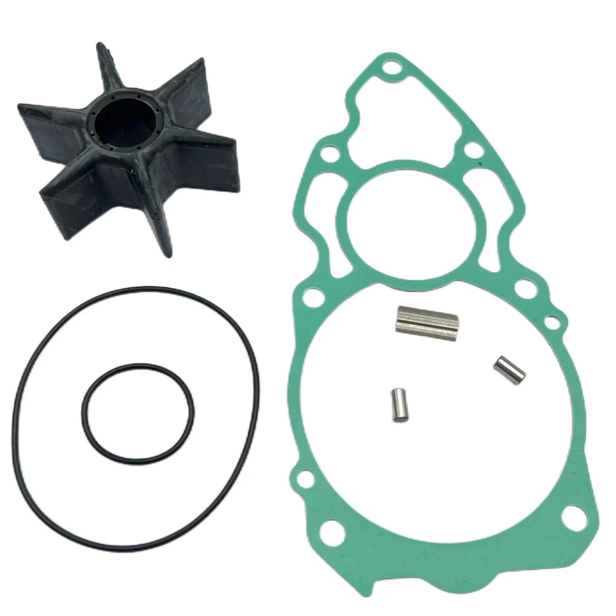 Water Pump Impeller Repair Kit for Yamaha 4 Stroke 300 350 hp (2000–2023) 6AW-W0078-00