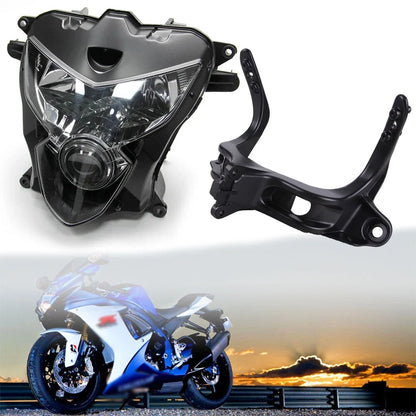 Front Headlight Assembly & Fairing Stay Bracket for Suzuki GSXR600 GSXR750 (2004–2005)