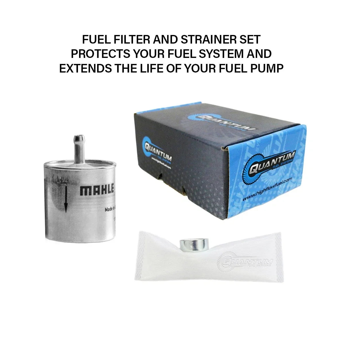 QFS Fuel Pump Filter Kit for BMW S1000 R RR XR (2009–2023) 16148553644
