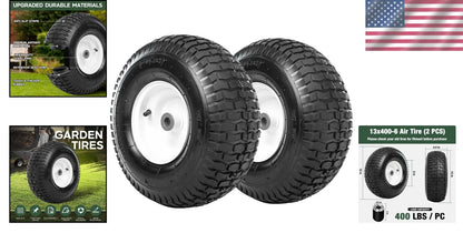 2X Puncture-Proof Pneumatic Tires for Outdoor Equipment