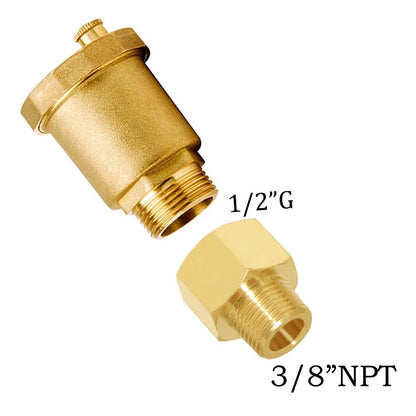 Brass Automatic Float Valve Kit for Air Bleeder Release (3/8"NPT)