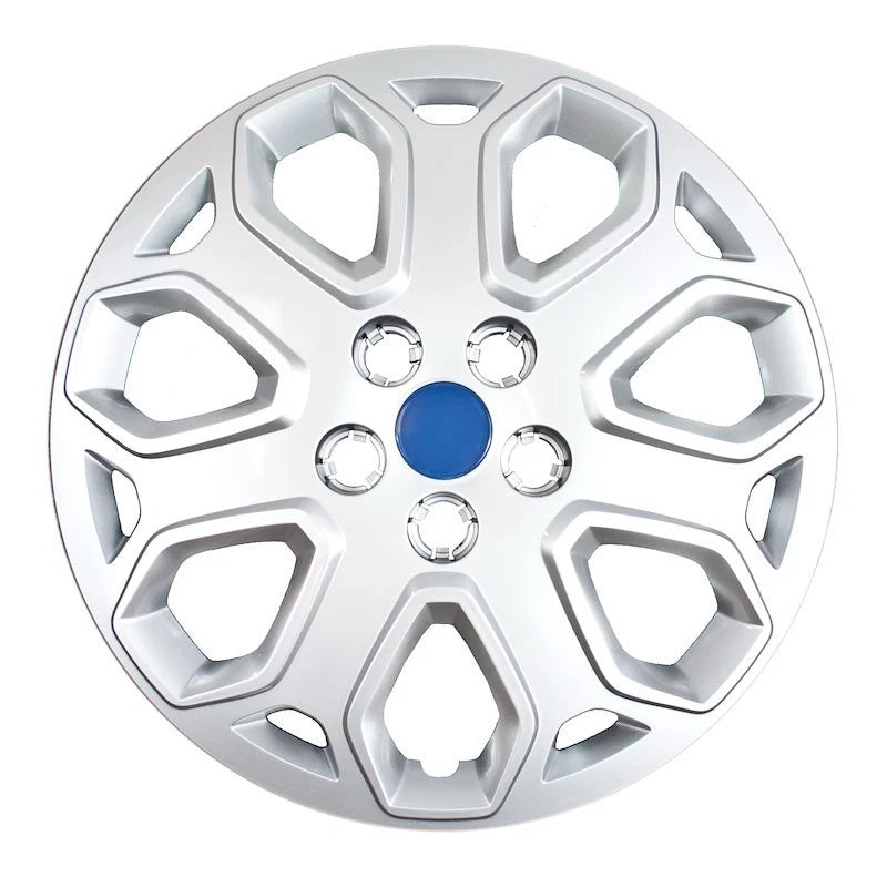 Set of 4 Snap On Silver 16" Wheel Hub Caps for Ford Focus (2012–2014) 46316S