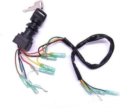 Control Box Ignition Switch Key for Yamaha 2 4 Str Outboard Motor (703-82510-45)