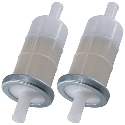 2X Fuel Filter for Yamaha XVS650 V Star 650 (2002–2011) FF102, 490191055, 1FK245601000