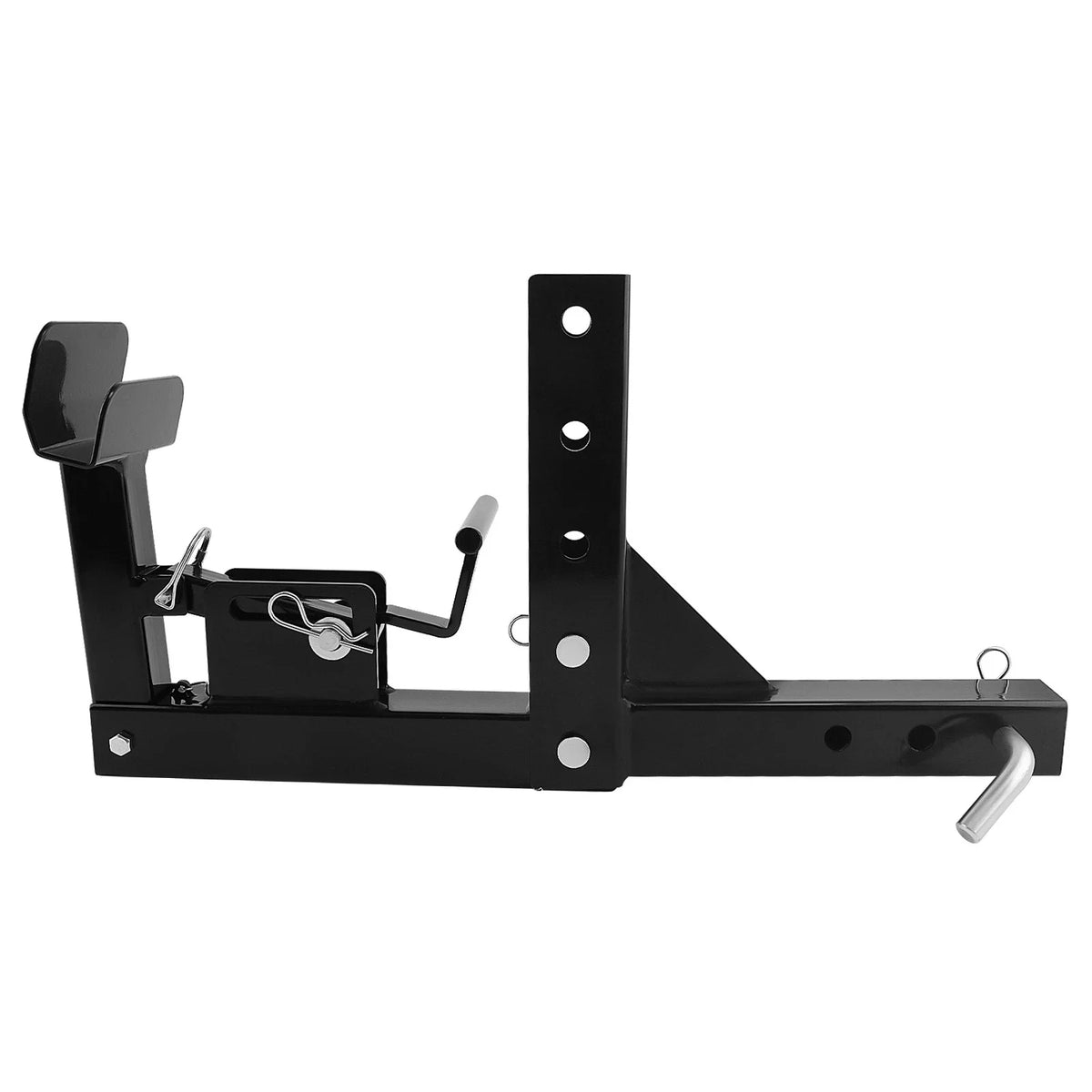 Trash Can Transporter Trailer Hitch with 2" Adapter for Golf Cart/Truck