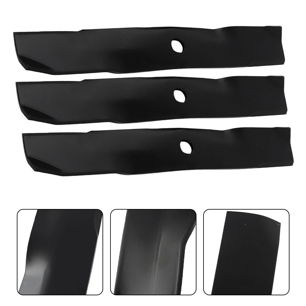 3PK Lawn Mower Blades for John Deere Z425 GX335 GX345 (48" Deck)