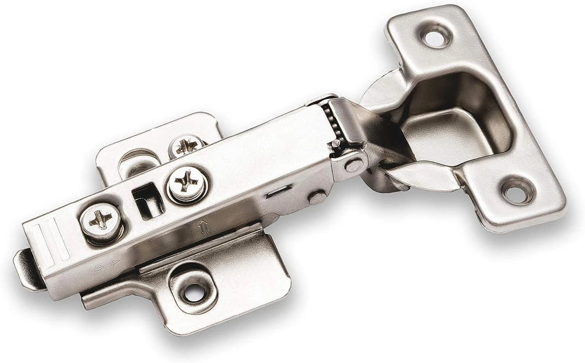 Set of 4 Soft-Close Frameless European Hinges 110° 3D Adjustable