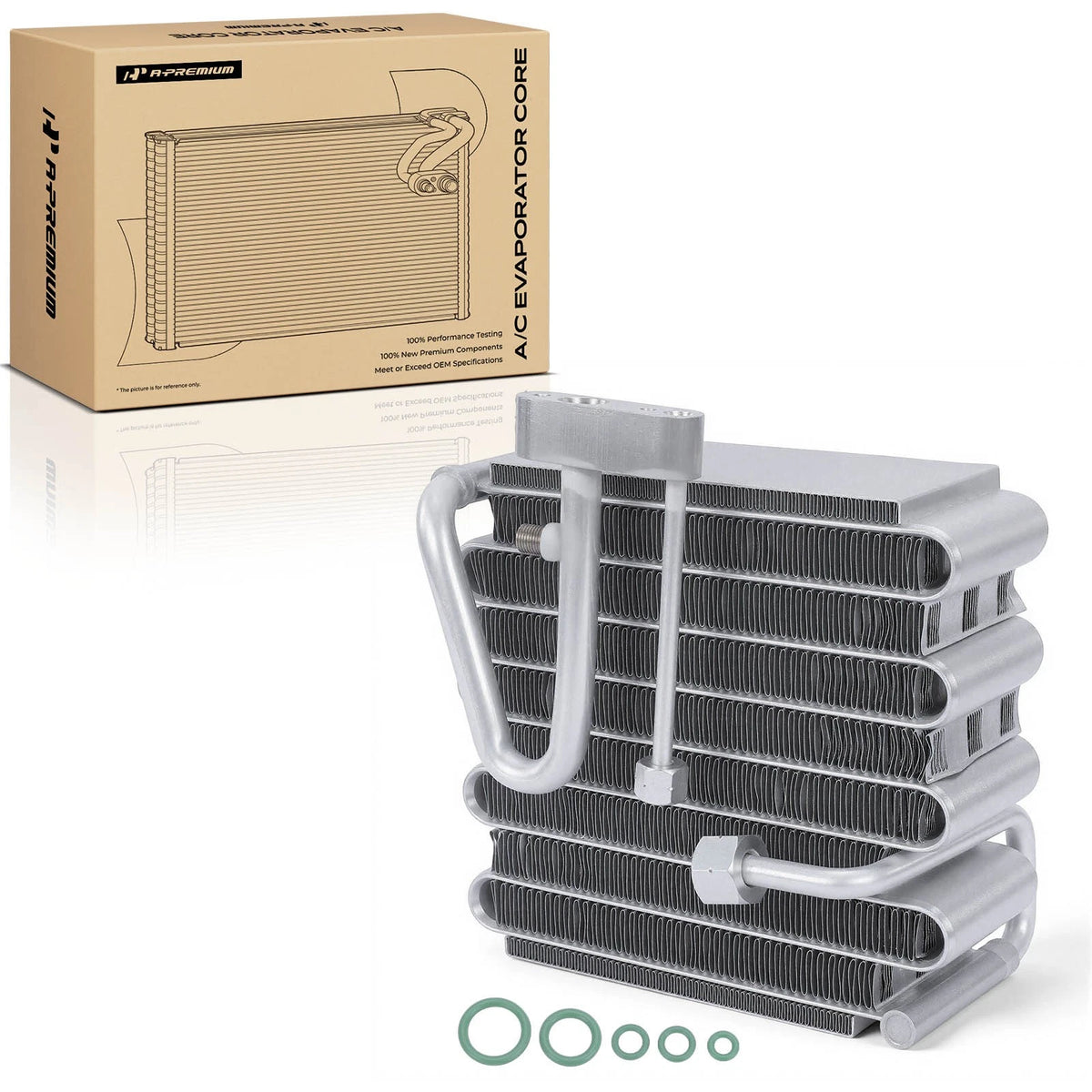 A-Premium Front A/C Evaporator Core for Honda Civic (1994–1997) 80215ST7A21, 80210SR1A12, 80210ST7A21, EV939698AC