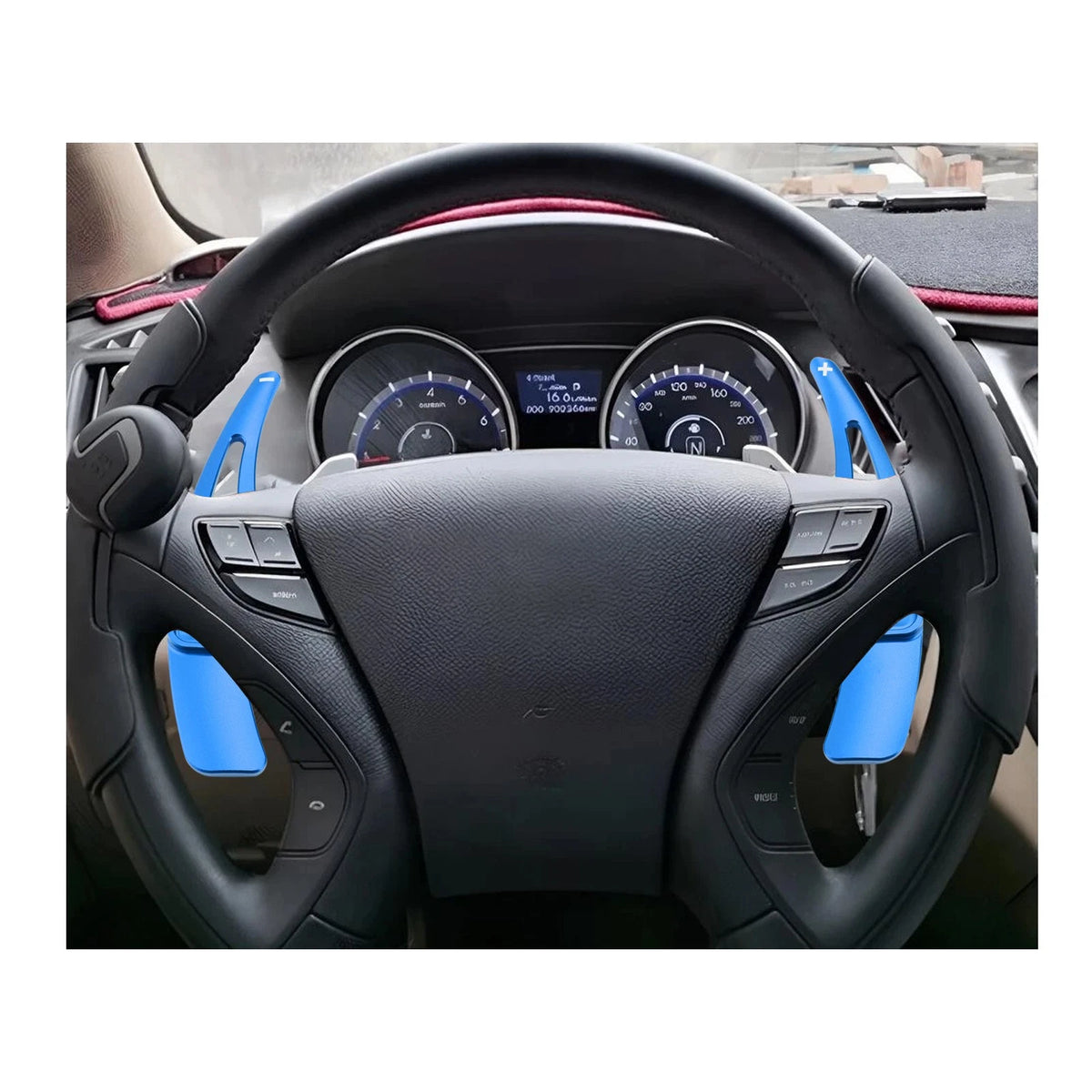 Aluminium Paddle Shifter for Hyundai Veloster (2012–2018) - Blue