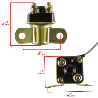 Starter Solenoid Relays for Polaris Widetrak LX (1996–2015) RE106+RE106 - MA