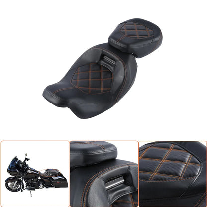 Rider Driver & Passenger Seats for Harley CVO Road Street Glide (2009–2023)