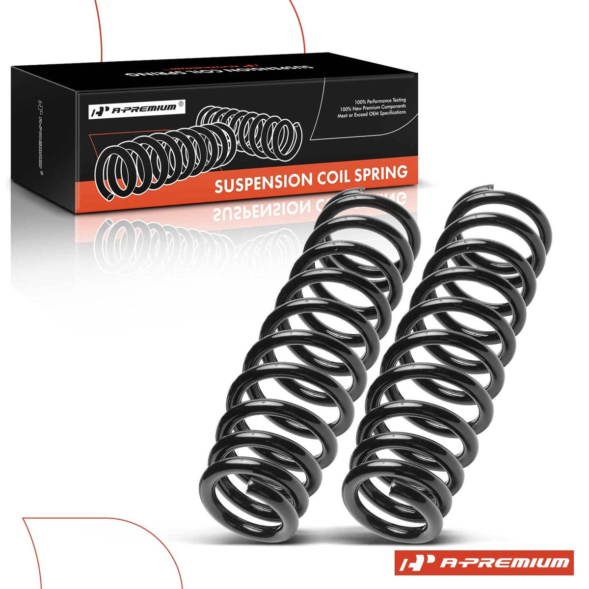 2X Front Side Coil Springs for Mazda 6 (2009–2013) GS4K34011A, GS3W34011A, GS4H34011A, 81518