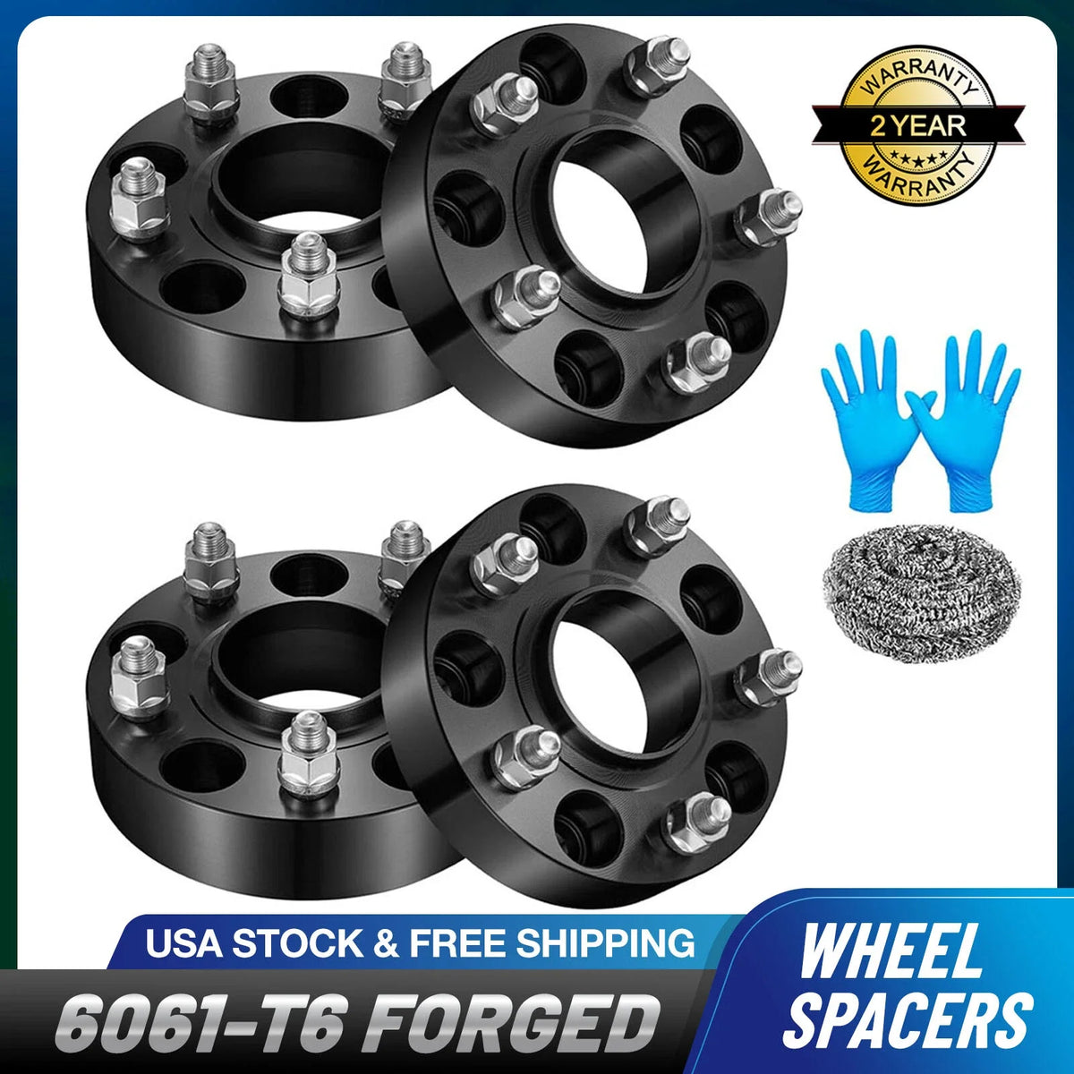 Set of 4 Wheel Spacers Adapters for Jeep Wrangler Grand Cherokee