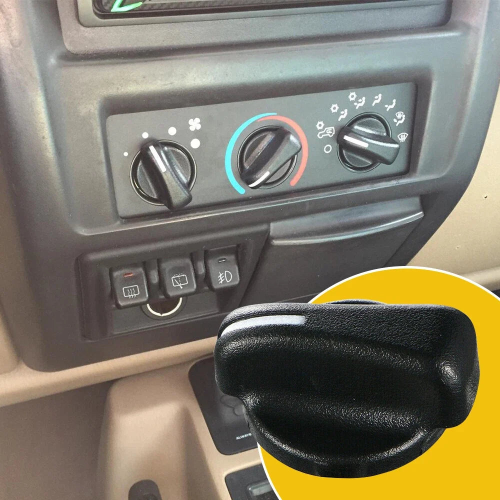 Set of 1 Control Knob Fan Speed Heater A/C for Jeep Wrangler TJ (1999–2006) 5011218AA