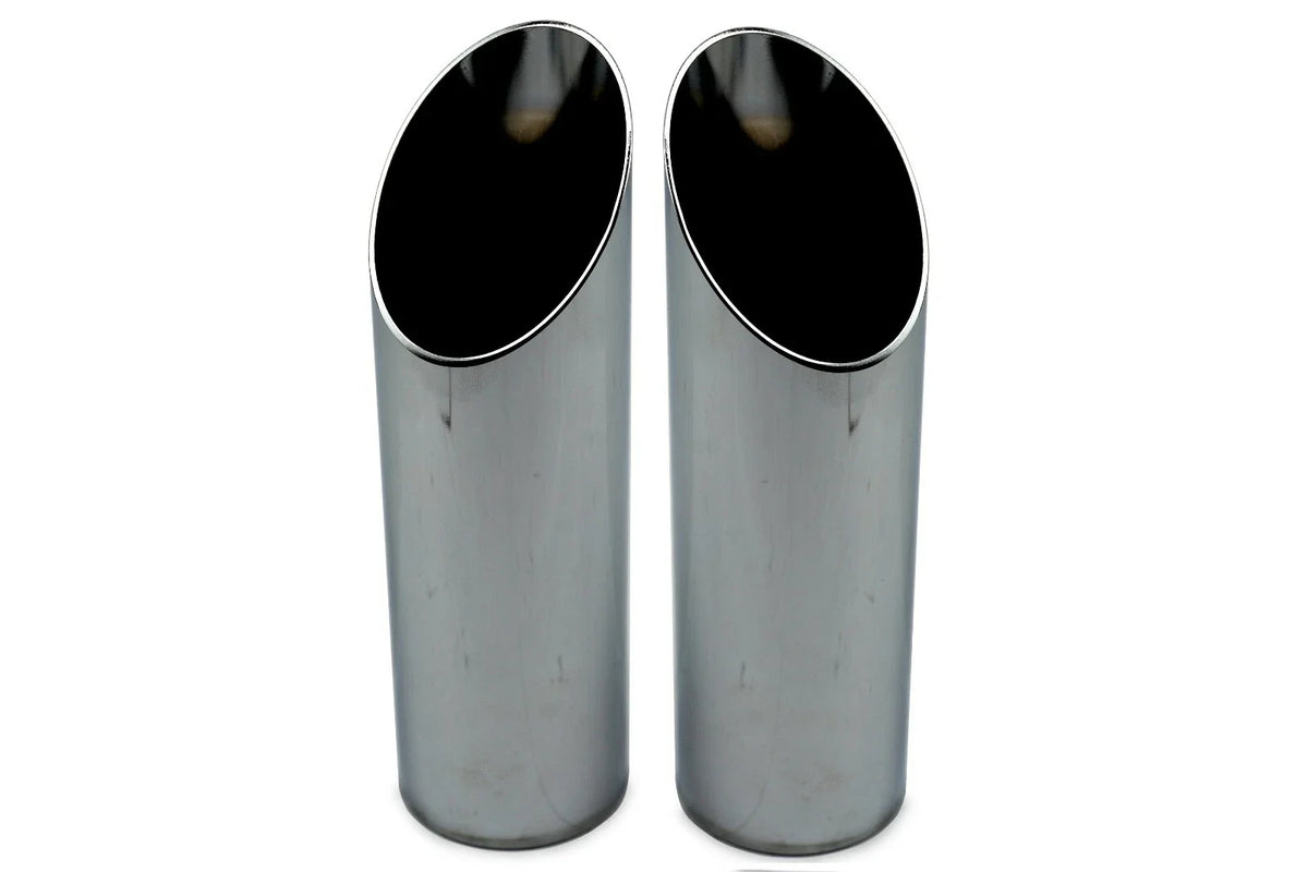 2.5" Dual Exhaust Kit for Chevy Suburban (2007–2014) C Exit No Muffler SW Tip