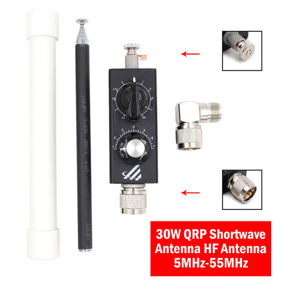 30W QRP Shortwave HF Antenna for UE (5MHz-55MHz) E002-B916