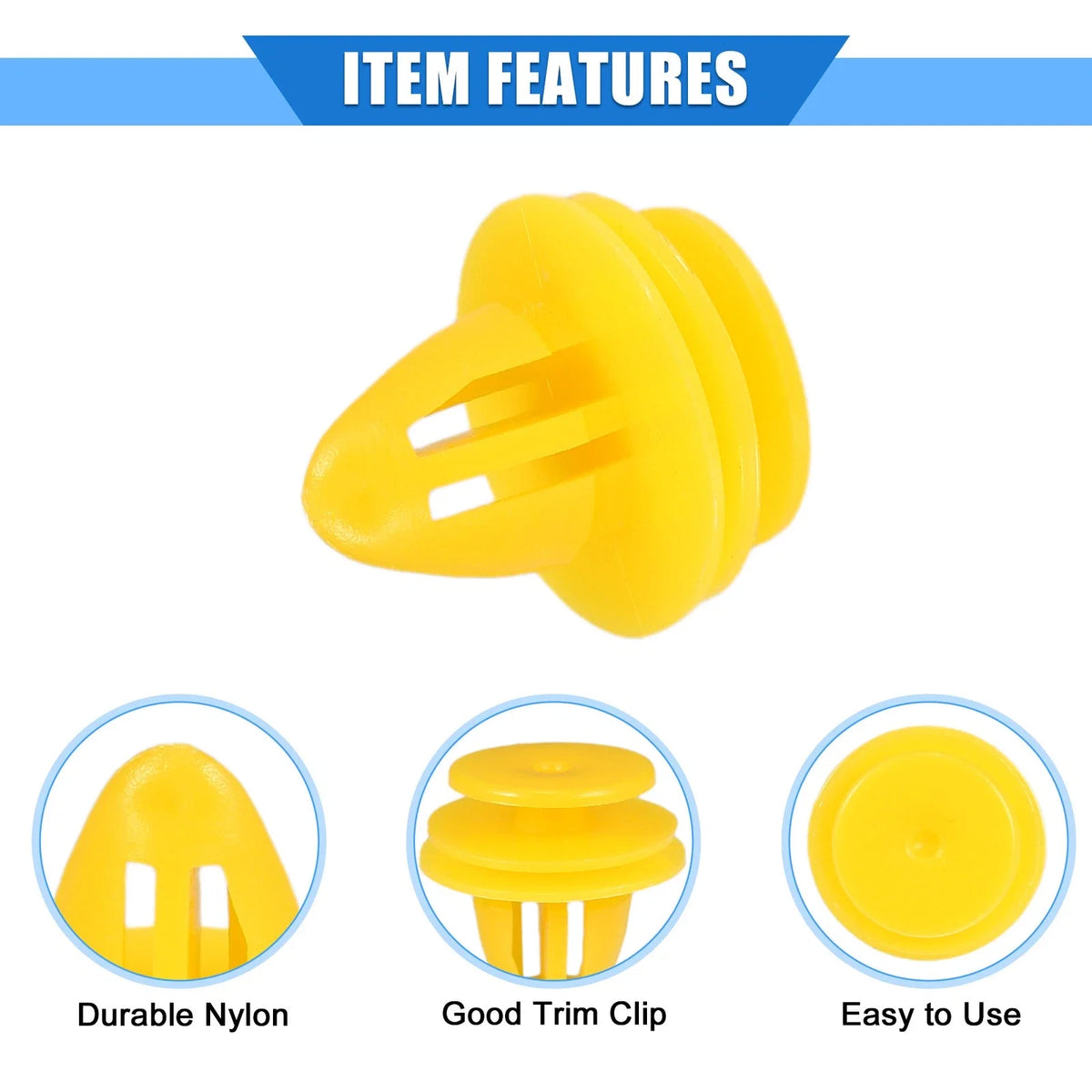 25 Pcs Door Trim Panel Retainer Clip Fasteners for Chevrolet Aveo (2004–2011)