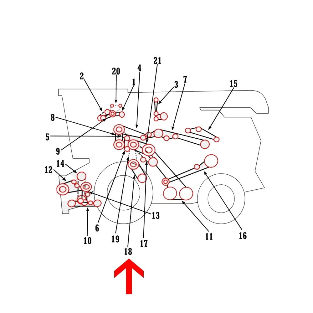 Belt - Traction Drive, Lower for AM843732M2
