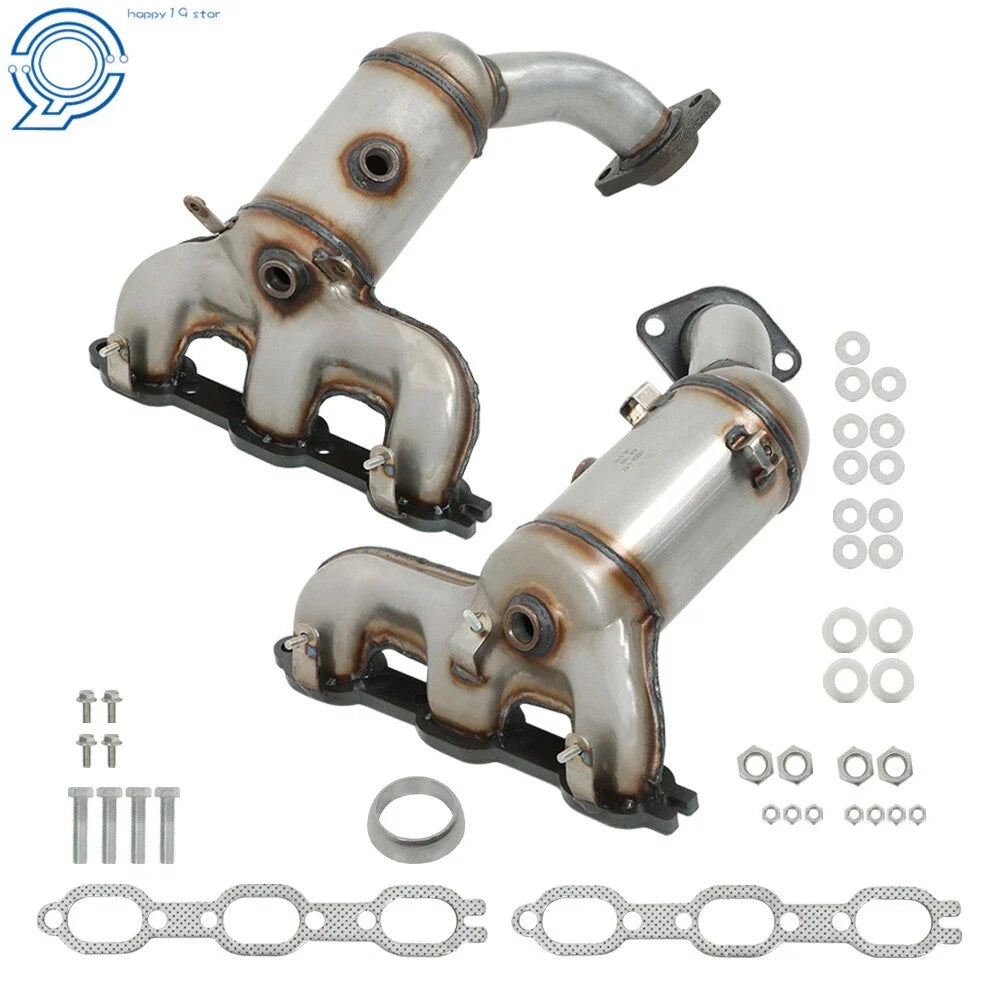 Set of 2 Catalytic Converters for Chrysler Town & Country (2008–2010)