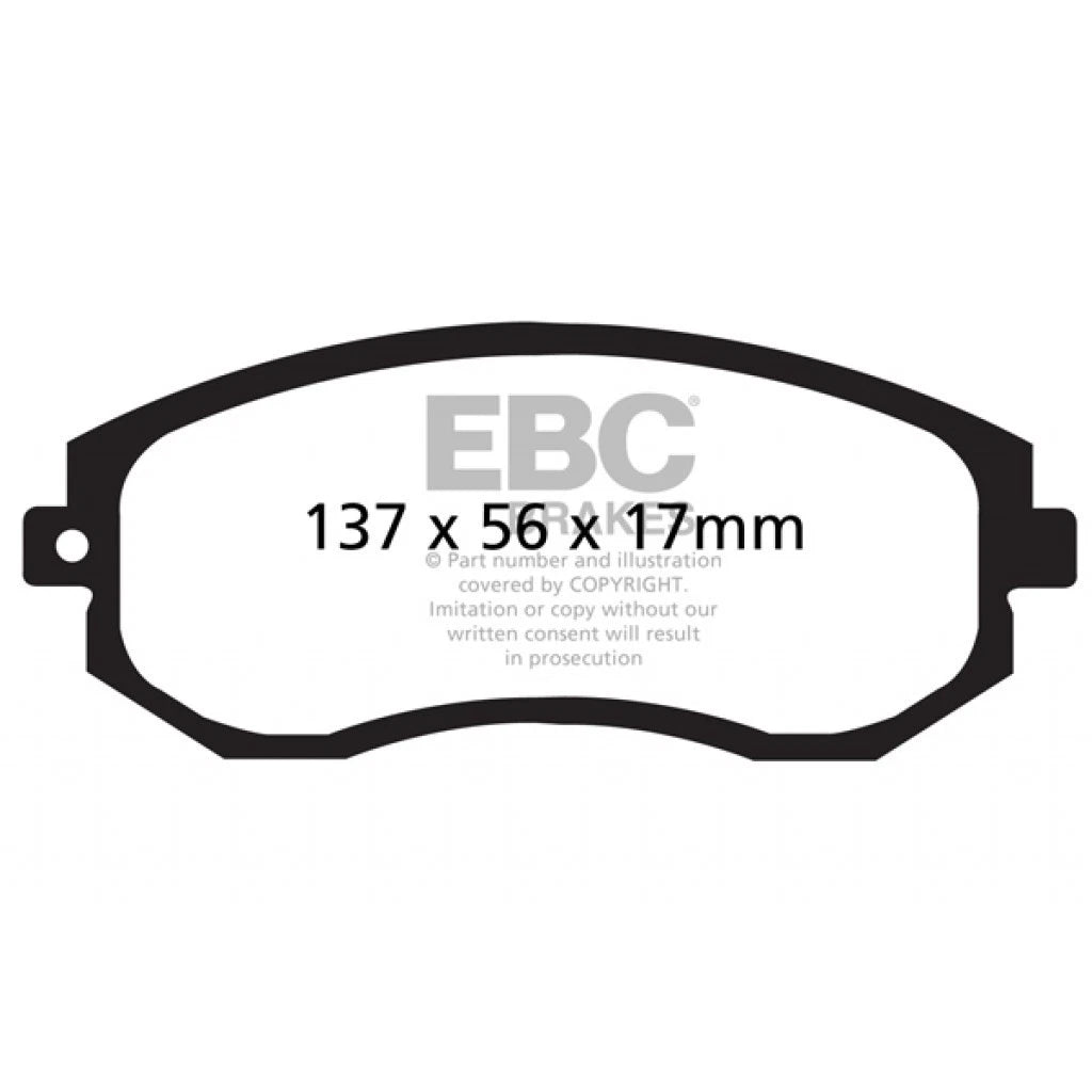 2X EBC Greenstuff Front Brake Pads for Scion FR-S (2013–2016) TLX-ebcDP21884-CL360A70