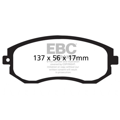 2X EBC Greenstuff Front Brake Pads for Scion FR-S (2013–2016) TLX-ebcDP21884-CL360A70