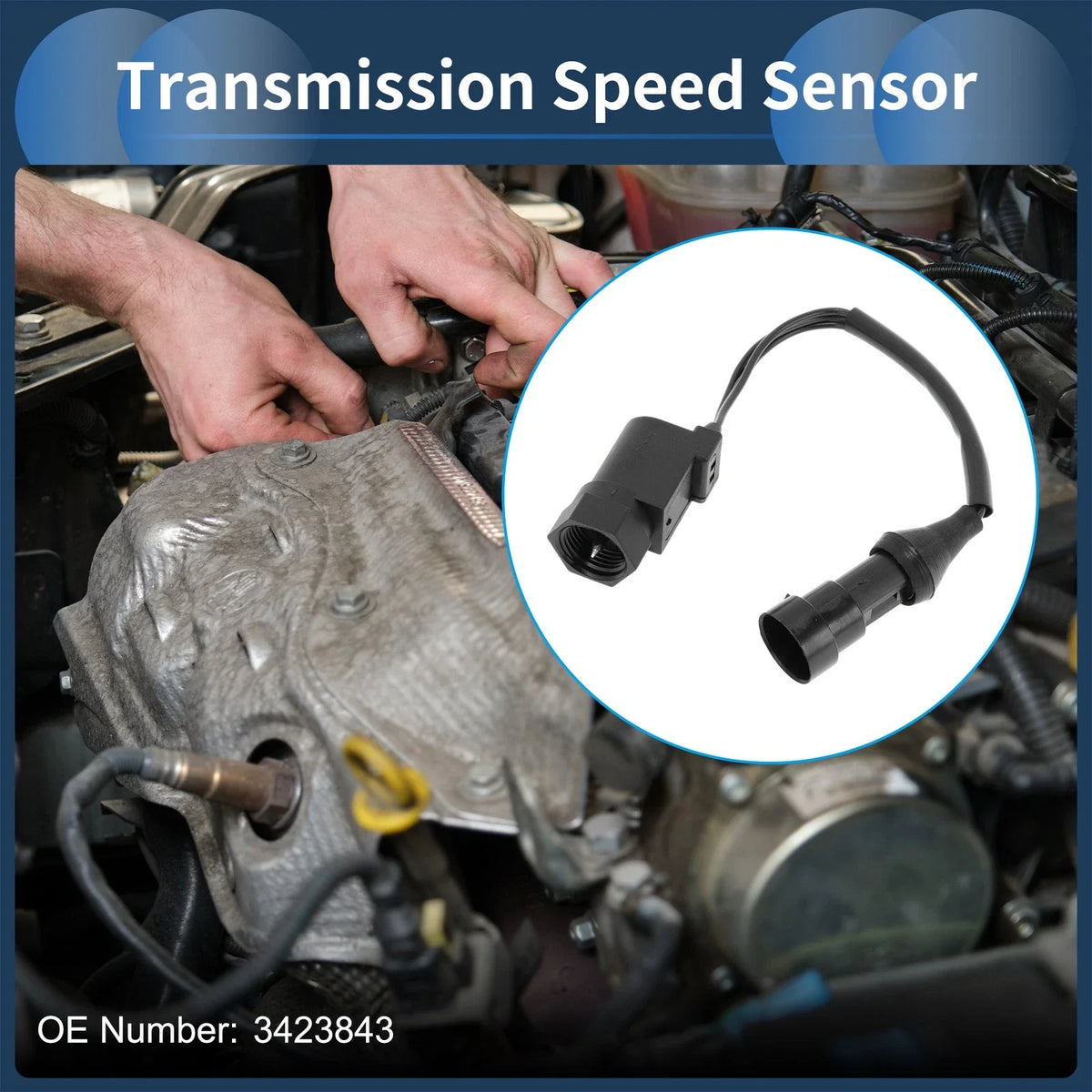 1 Pc Transmission Speed Sensor No.3423843 for UAZ 3160 (1994)