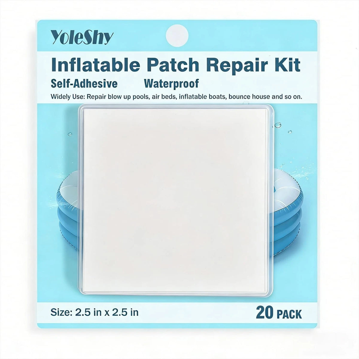 20X Inflatable Pool Patch Repair Kit for (Universal)