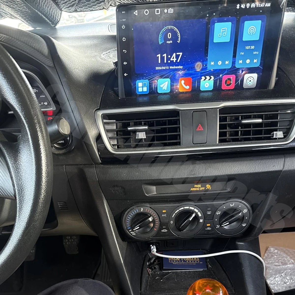 Android 13 Carplay GPS Navigation Stereo for Mazda 3 (2014–2019)