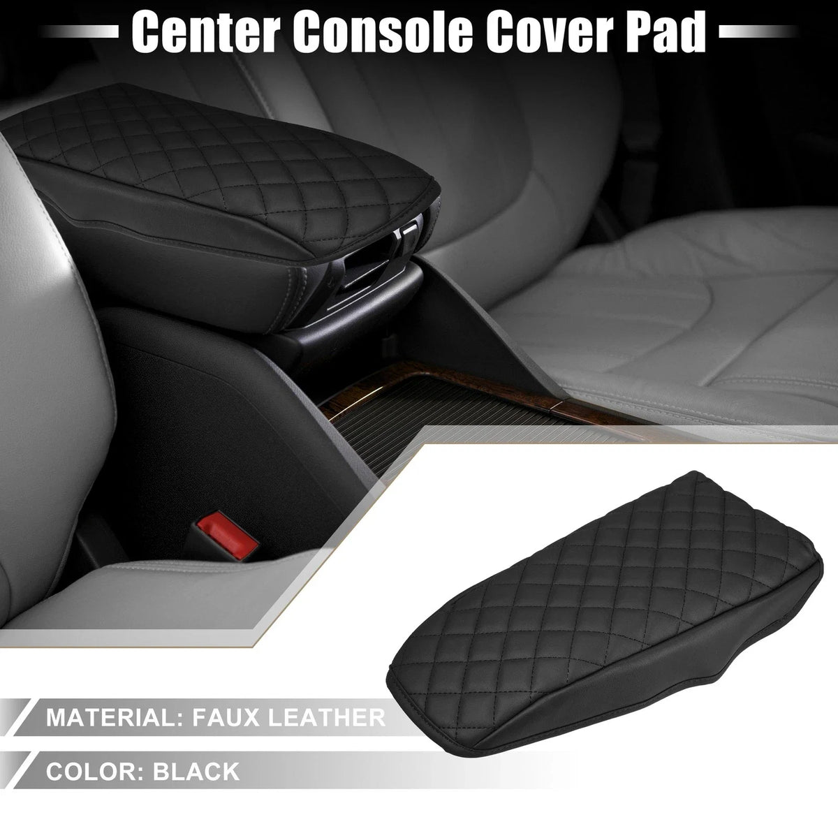 Waterproof Armrest Seat Box Cover for Ford Bronco Sport (2020–2023)