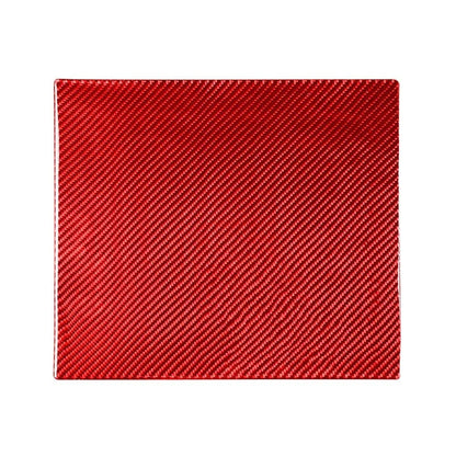 Carbon Fiber Red Rear Seat Anti-Kick Panel Trim for Toyota Tundra (2014–2021)