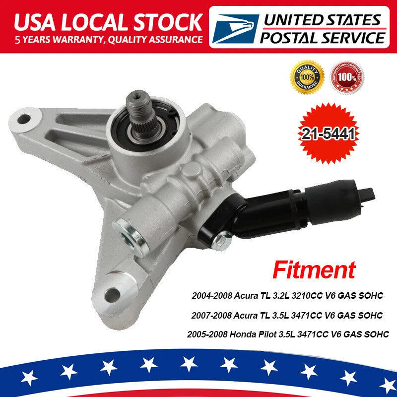 Power Steering Pump 21-5441 for Honda Pilot (2005–2008) & Acura TL (2004–2008)